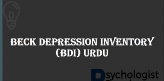Beck Depression Inventory (BDI) Urdu