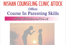 Course in Parenting Skills at Nishan Counseling Clinic Attock