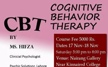 Workshop on Cognitive Behavior Therapy (CBT)