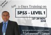 Three Days Training on SPSS Level-1