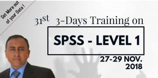 Three Days Training on SPSS Level-1