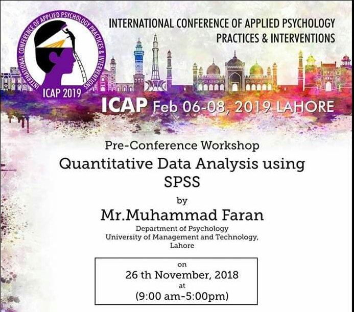Workshop on Quantitative Data Analysis using SPSS